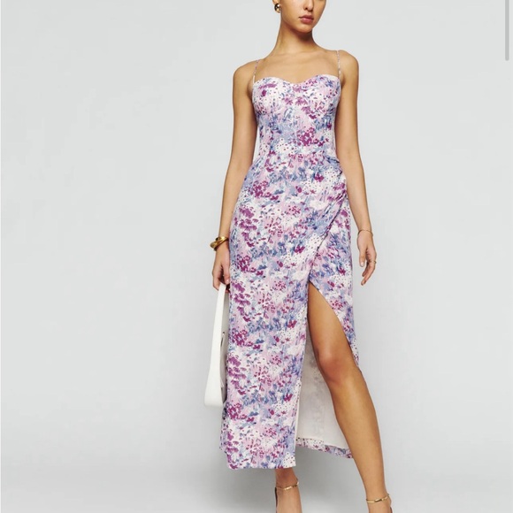 NWT reformation Kourtney Morning Dew Dress - Picture 1 of 6